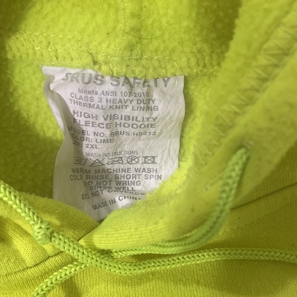 Work Saftey Hoodie.SRUS Saftey.Size 2xl - Picture 2 of 2